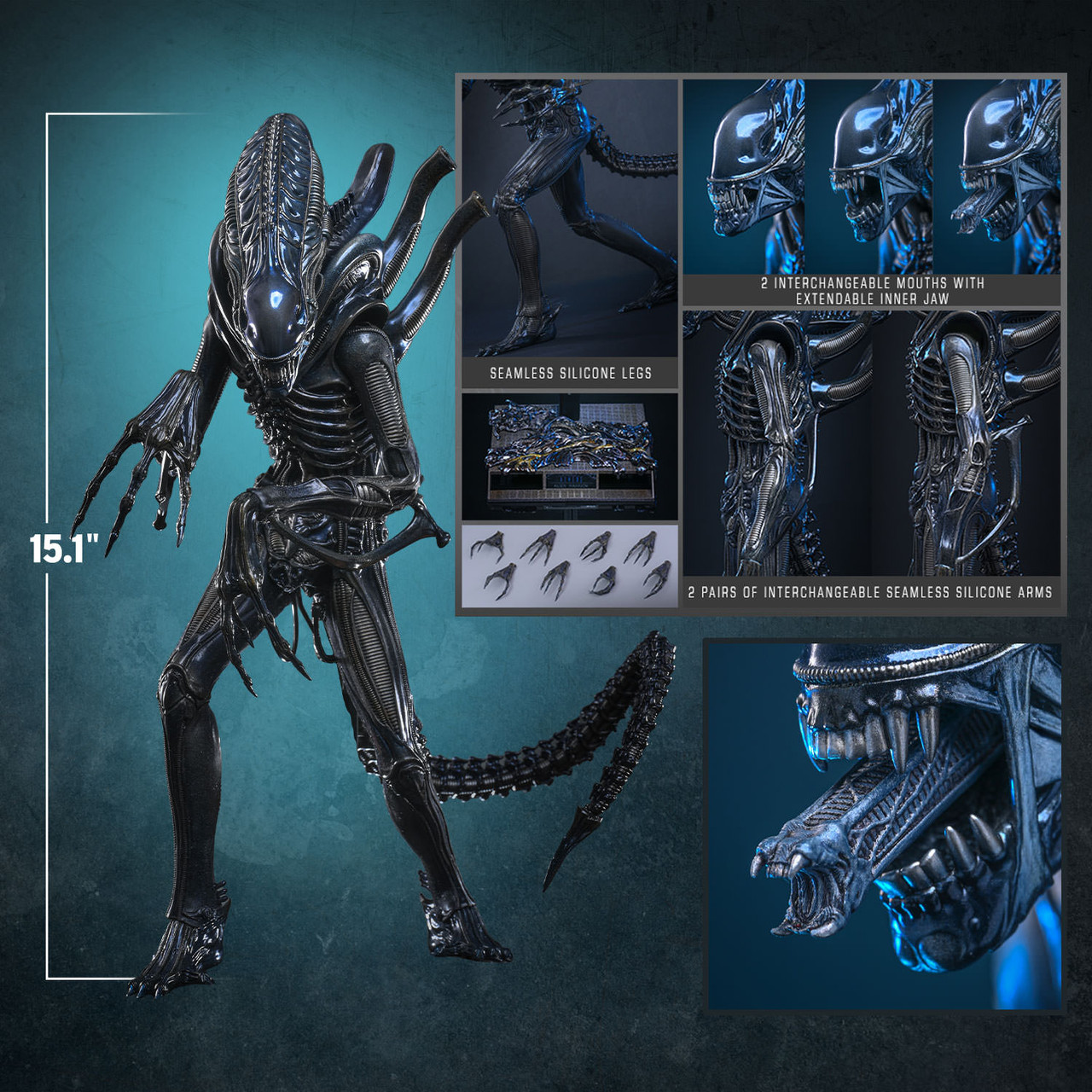 Hot Toys 1/6 MMS899 Alien Warrior Figure 915785 2