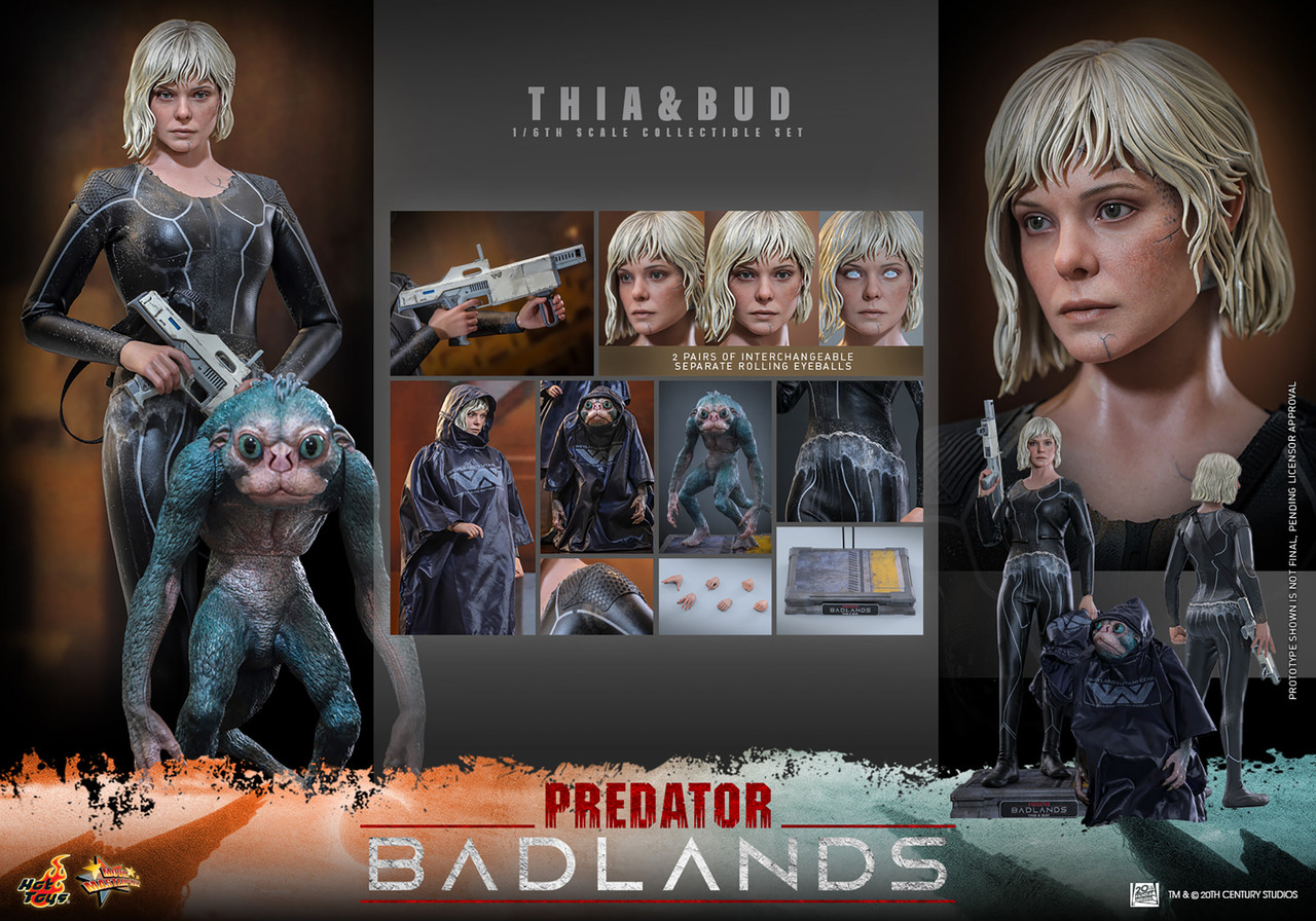 Hot Toys 1/6 Predator Badlands Thia and Bud Action Figure MMS900 915841 12