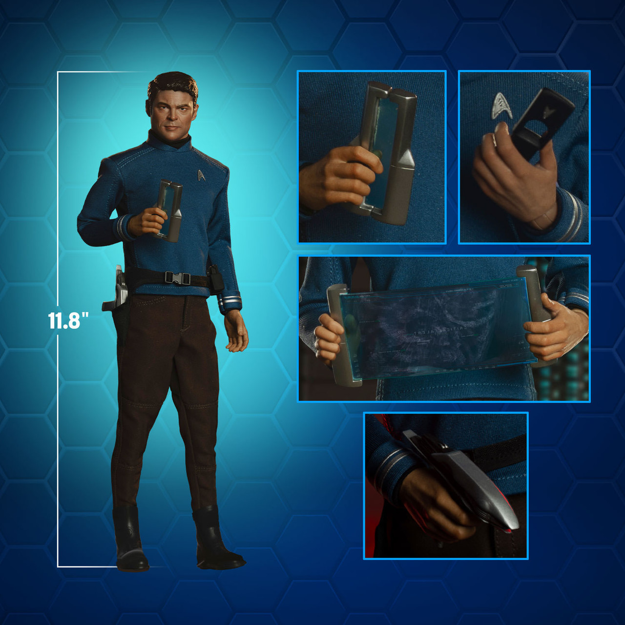 EXO-6  1/6 Star Trek Beyond Dr. Leonard Bones McCoy Karl Urban EXO-03-080 915843 Action Figure 2