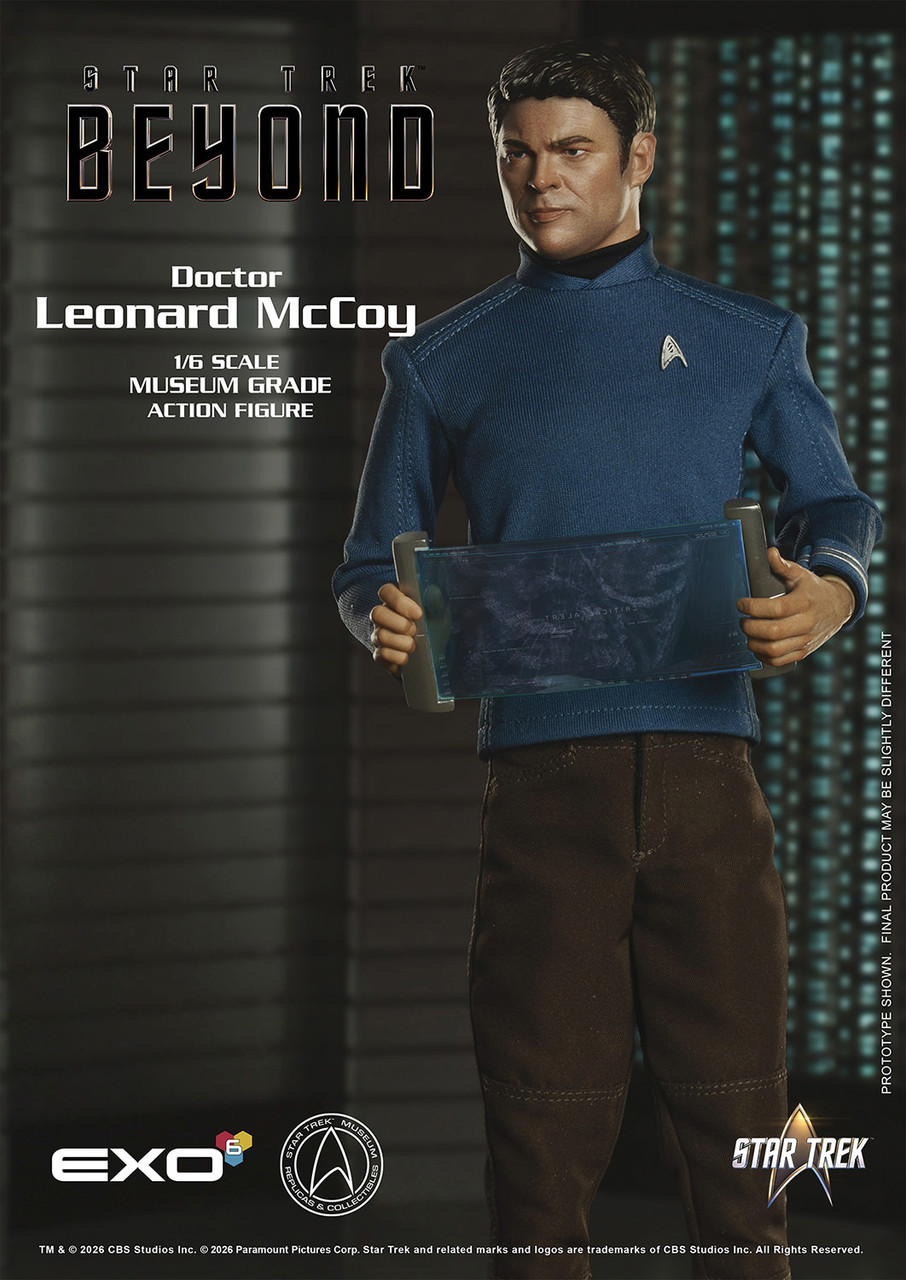 EXO-6  1/6 Star Trek Beyond Dr. Leonard Bones McCoy Karl Urban EXO-03-080 915843 Action Figure 10