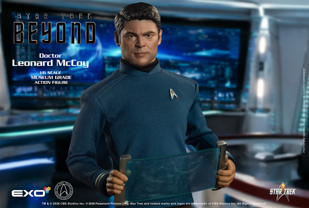 EXO-6  1/6 Star Trek Beyond Dr. Leonard Bones McCoy Karl Urban EXO-03-080 915843 Action Figure 5