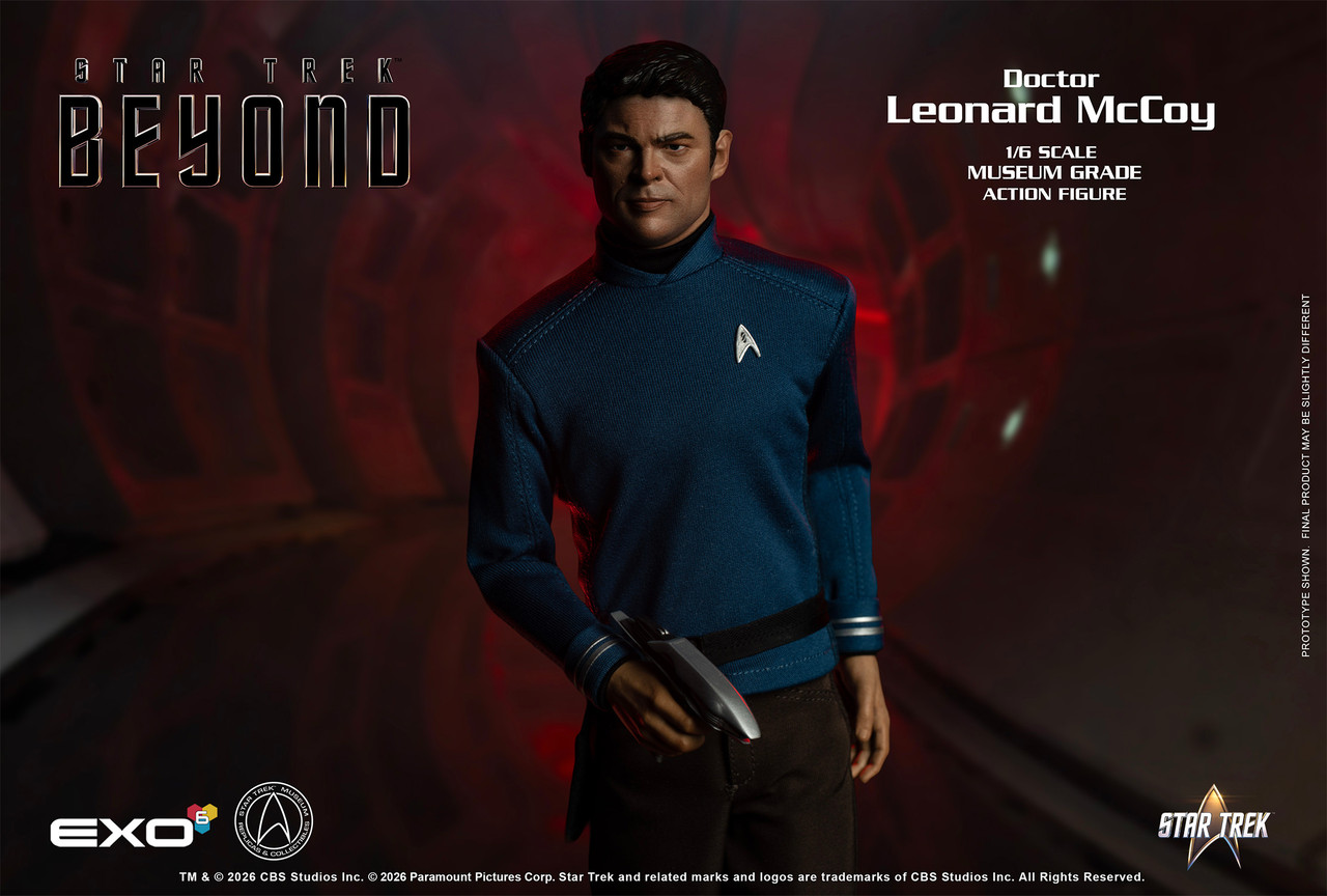 EXO-6  1/6 Star Trek Beyond Dr. Leonard Bones McCoy Karl Urban EXO-03-080 915843 Action Figure 4