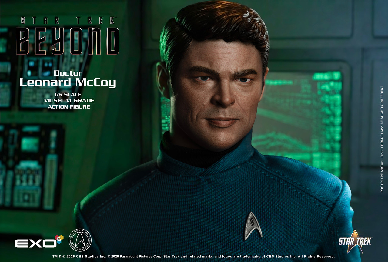 EXO-6  1/6 Star Trek Beyond Dr. Leonard Bones McCoy Karl Urban EXO-03-080 915843 Action Figure 6