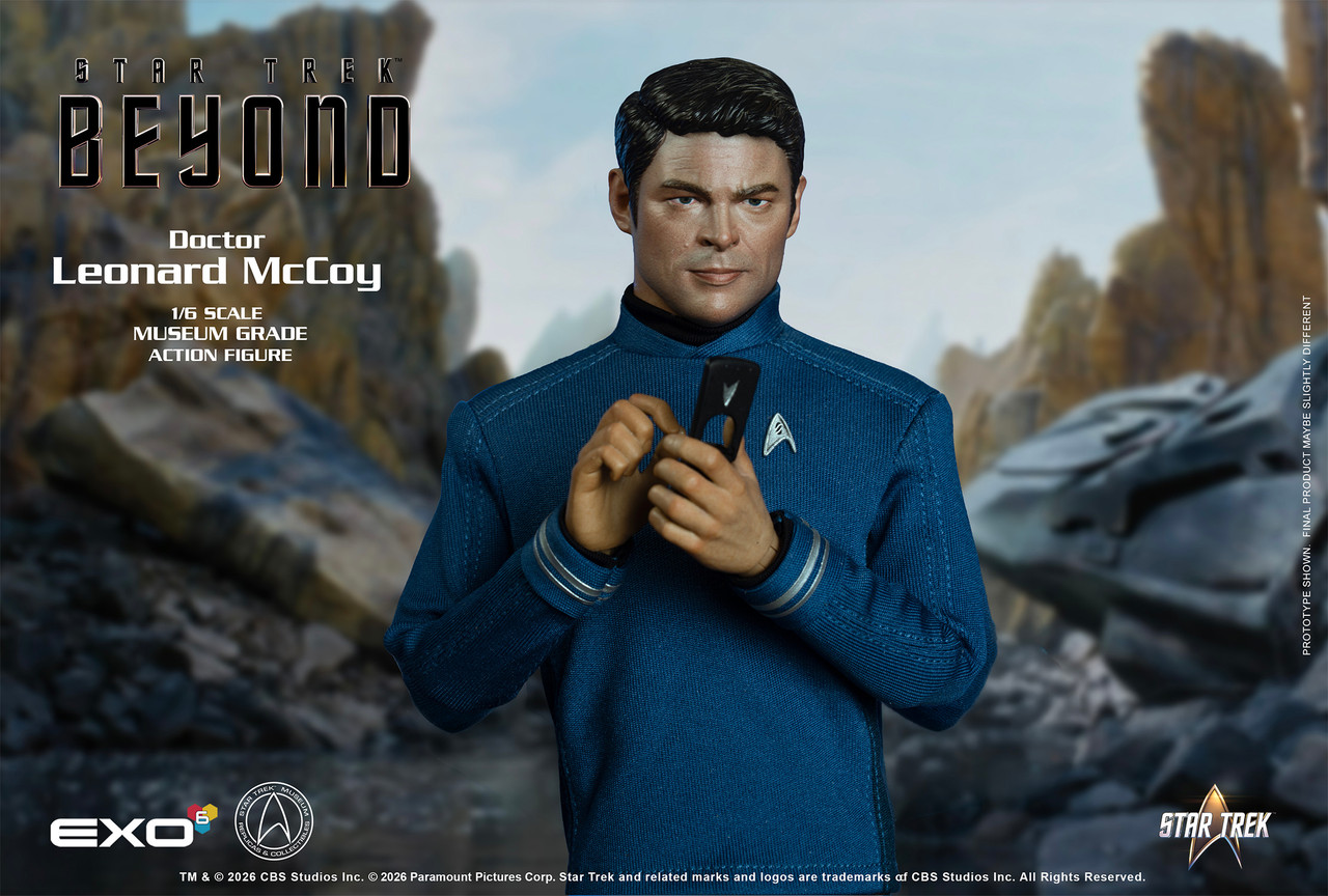 EXO-6  1/6 Star Trek Beyond Dr. Leonard Bones McCoy Karl Urban EXO-03-080 915843 Action Figure 1