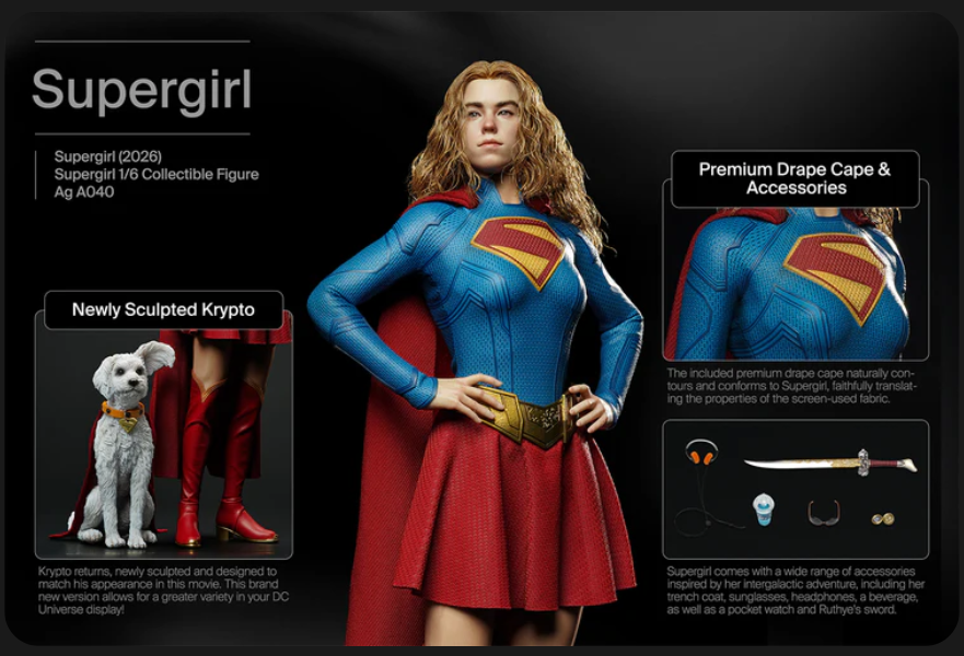 INART Supergirl 2026 Supergirl 1/6 Collectible Action Figure AG A040 2