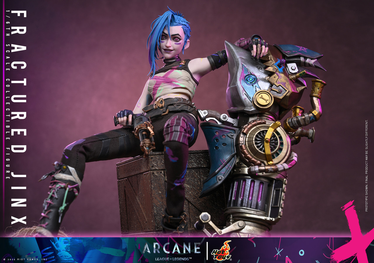 Hot Toys 1/6 Fractured Jinx Arcane Second Series Action Figure TMS183 915781 2