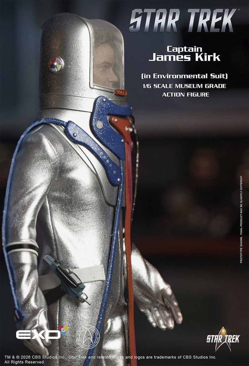 EXO-6 1/6 Captain Kirk Environmental Spacesuit Action Figure EXO-01-127 915864 4