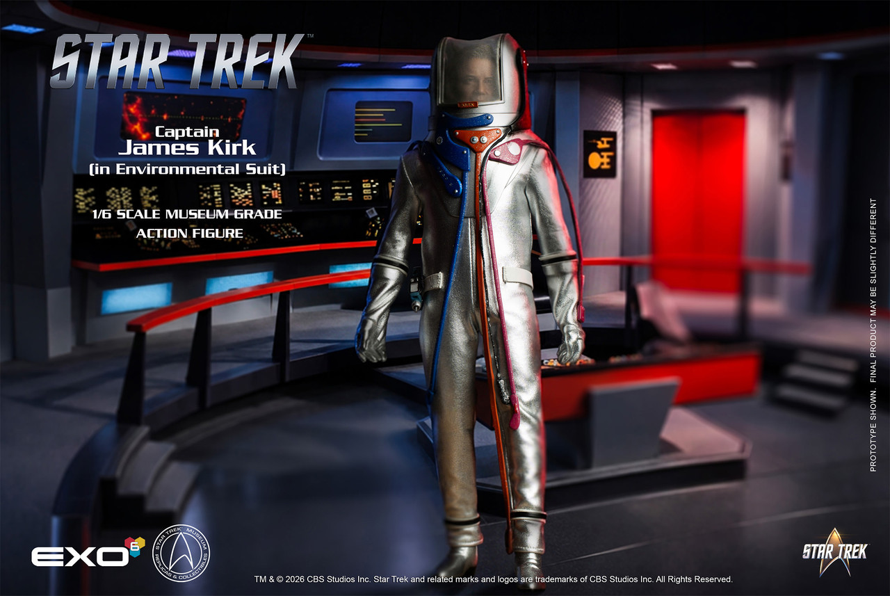 EXO-6 1/6 Captain Kirk Environmental Spacesuit Action Figure EXO-01-127 915864 1