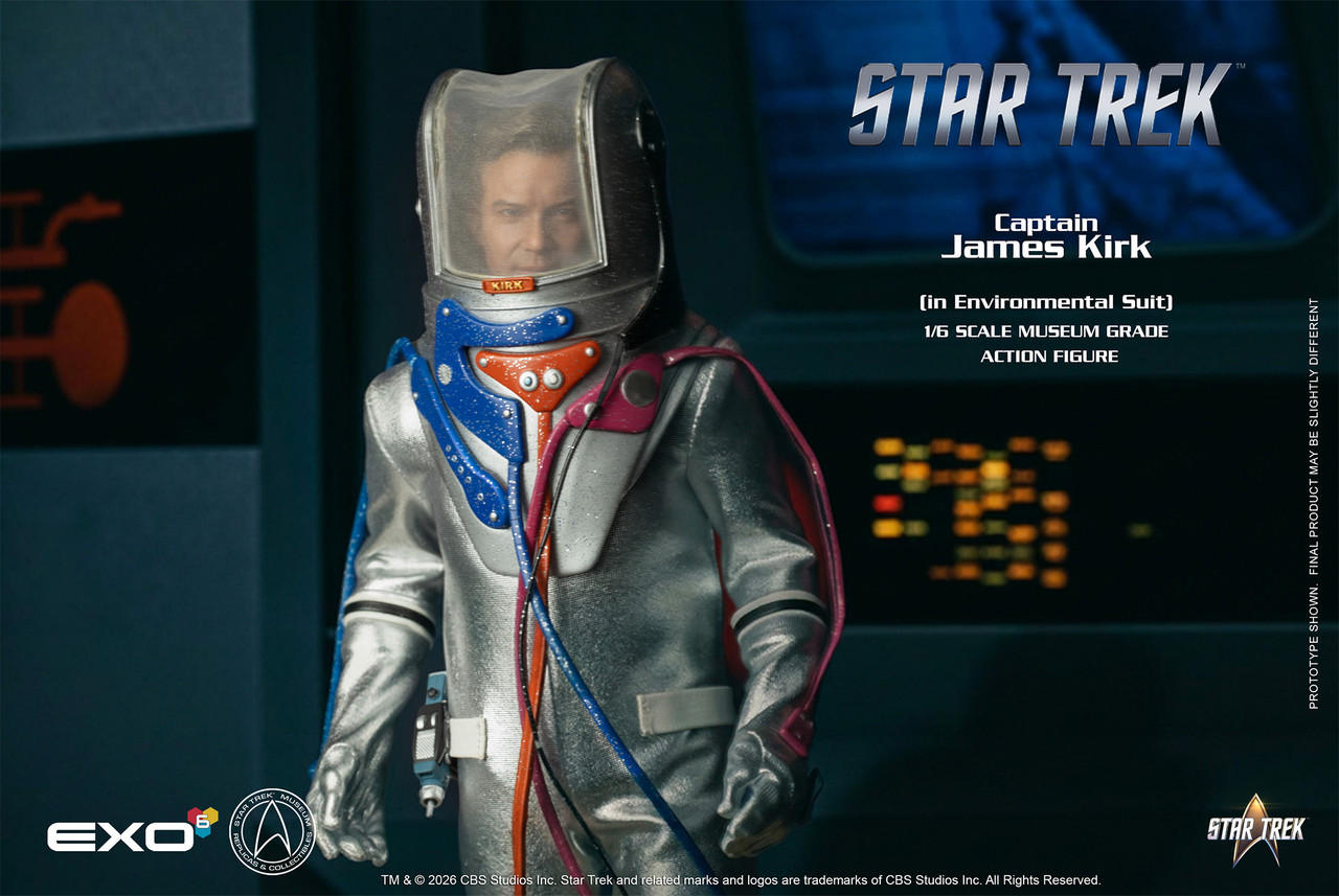 EXO-6 1/6 Captain Kirk Environmental Spacesuit Action Figure EXO-01-127 915864 9