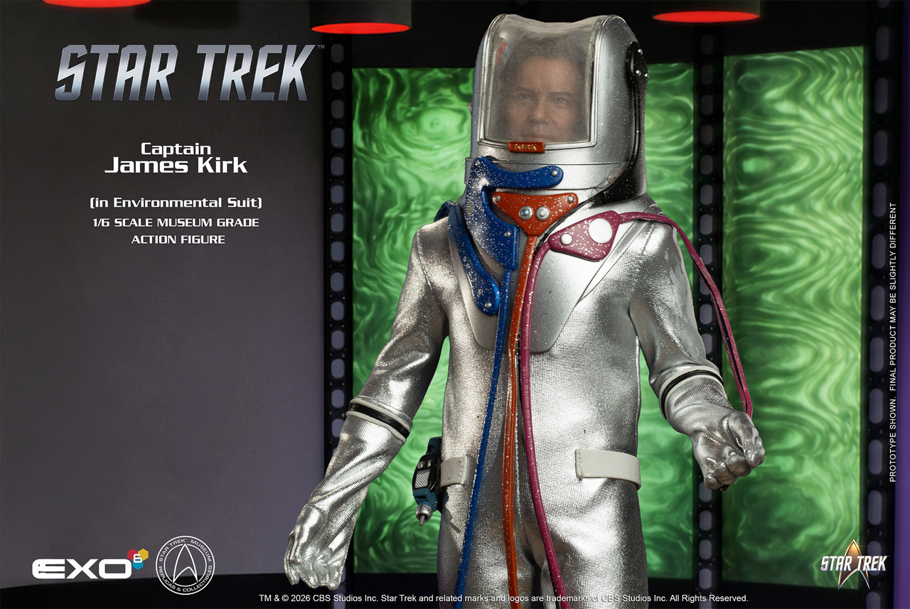 EXO-6 1/6 Captain Kirk Environmental Spacesuit Action Figure EXO-01-127 915864 8