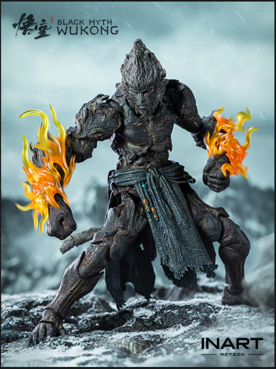 InArt Black Myth: Wukong 1/12 Stone Monkey Action Figure 1