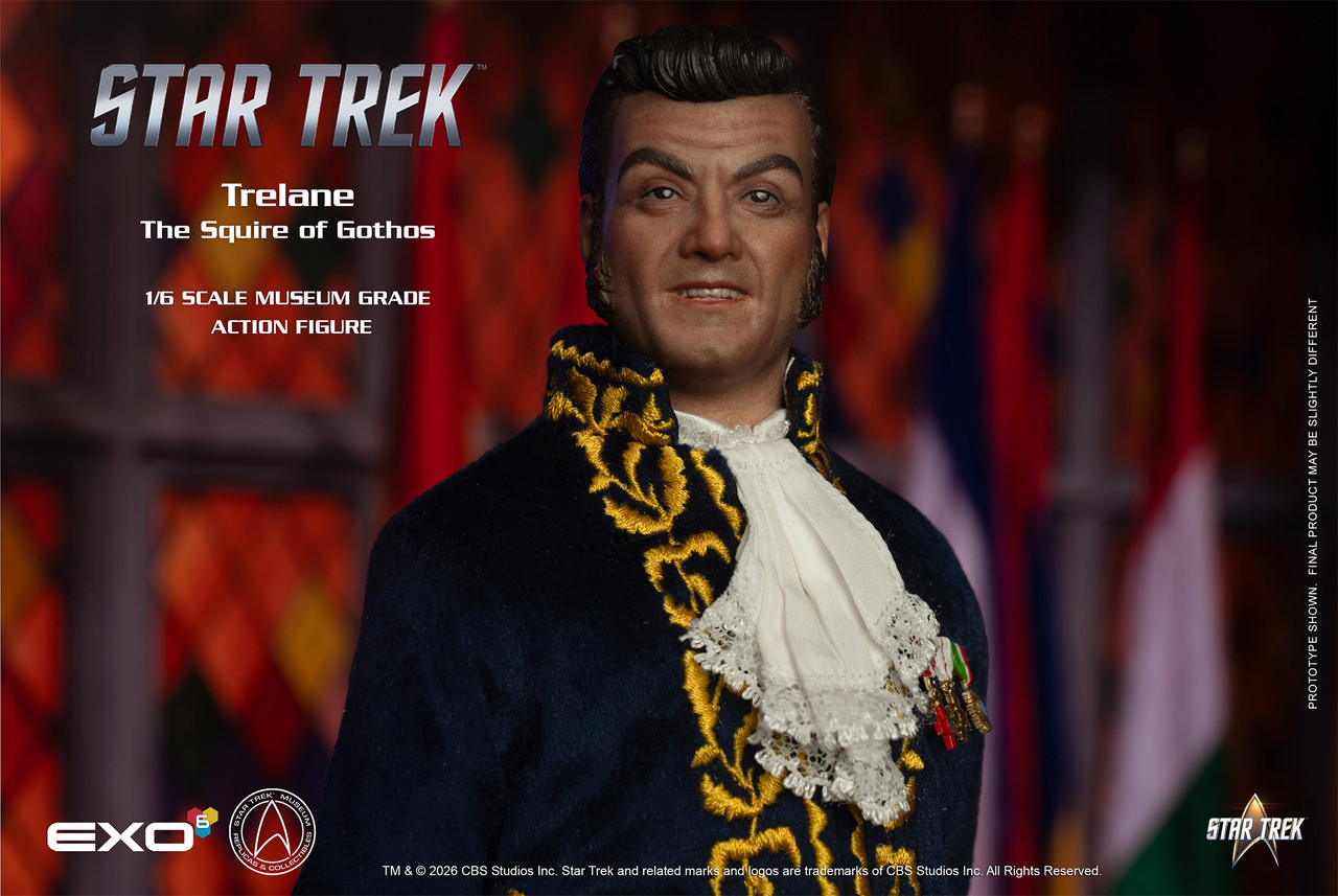 EXO-6 1/6 Trelane The Squire of Gothos Star Trek Action Figure EXO-01-094 915912 2