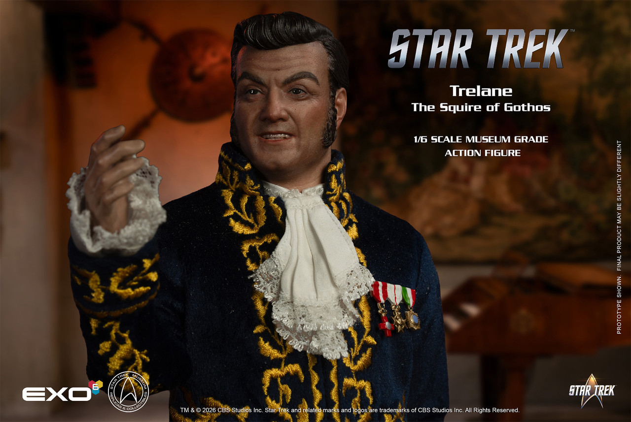 EXO-6 1/6 Trelane The Squire of Gothos Star Trek Action Figure EXO-01-094 915912 1