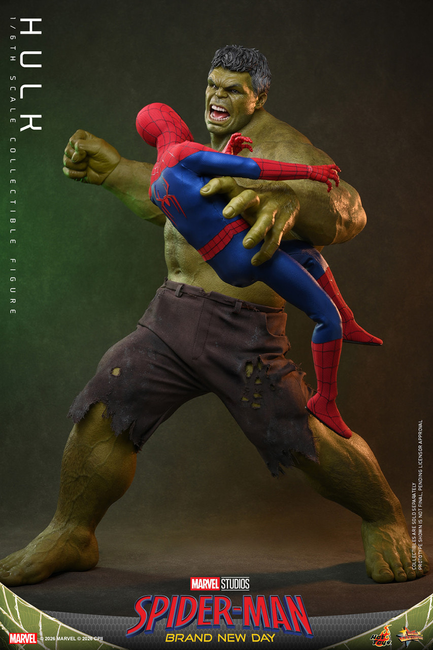 Hot Toys 1/6 Spider-Man: Brand New Day Hulk Action Figure MMS905 915765 8