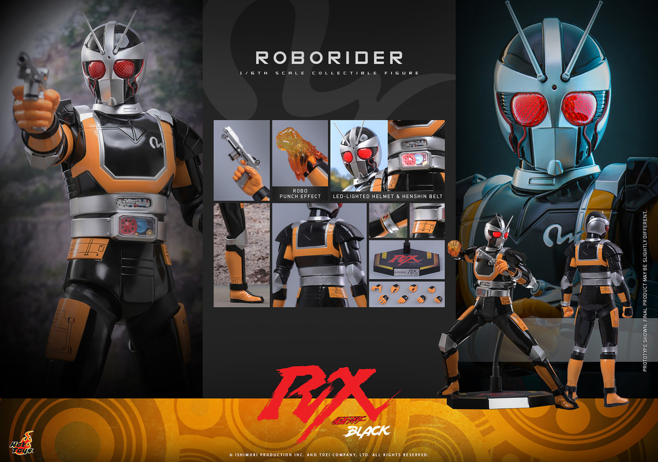 Hot Toys 1/6 Kamen Rider Black RX Prince of Sadness RoboRider Action Figure TMS181 915828 9