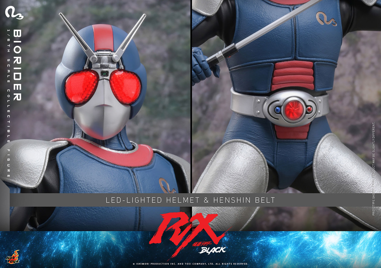 Hot Toys 1/6 Kamen Rider Black RX Prince of Anger BioRider Action Figure TMS180 915827 8