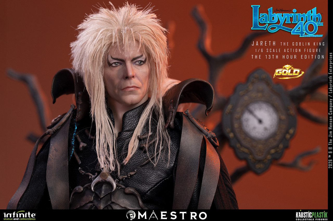 Infinite Statue 1/6 Jareth the Goblin King  "13th Hour" Gold Action Figure 9159112 4