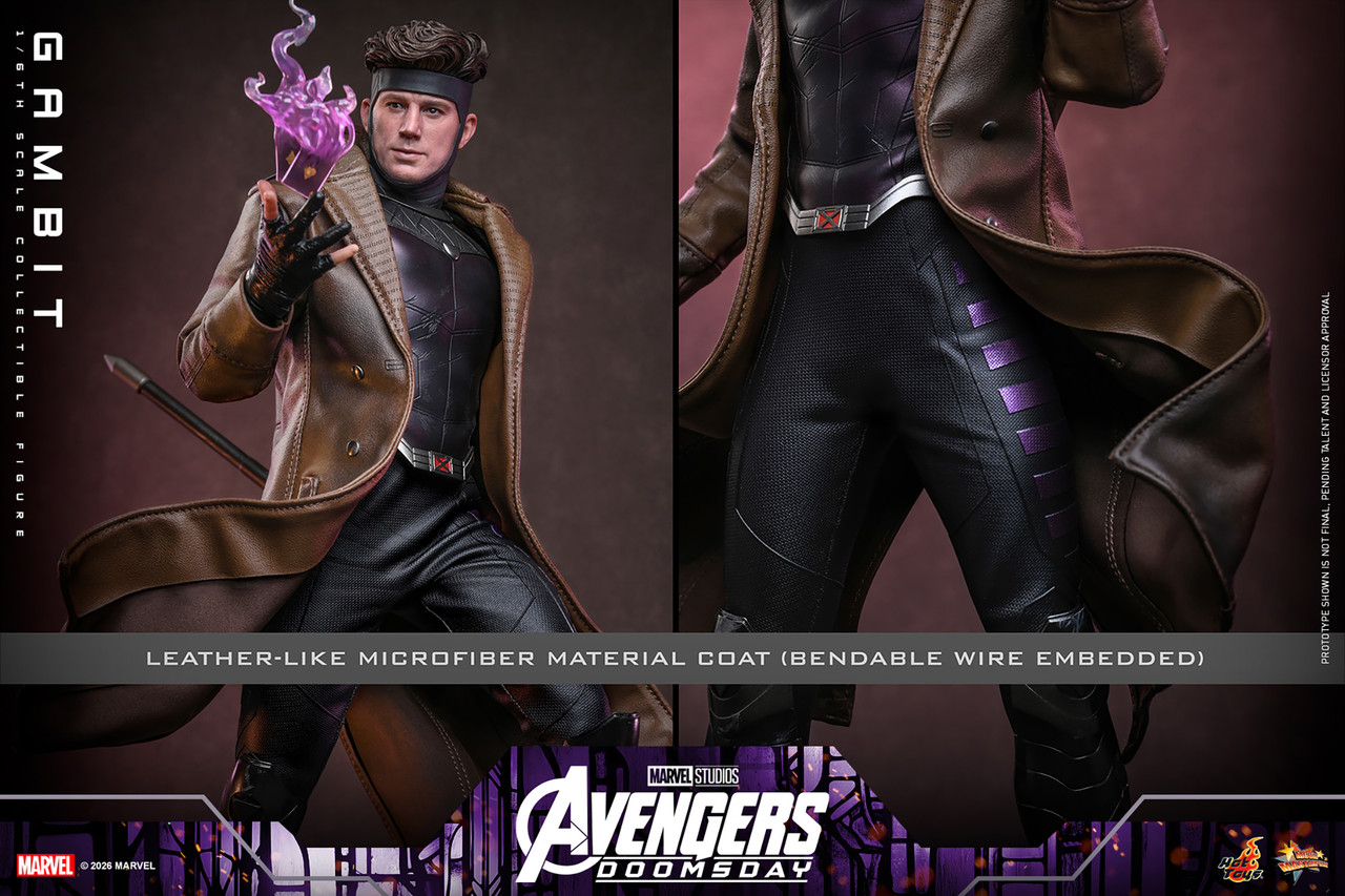 Hot Toys 1/6 Avengers Doomsday Gambit Action Figure MMS910 915926 10