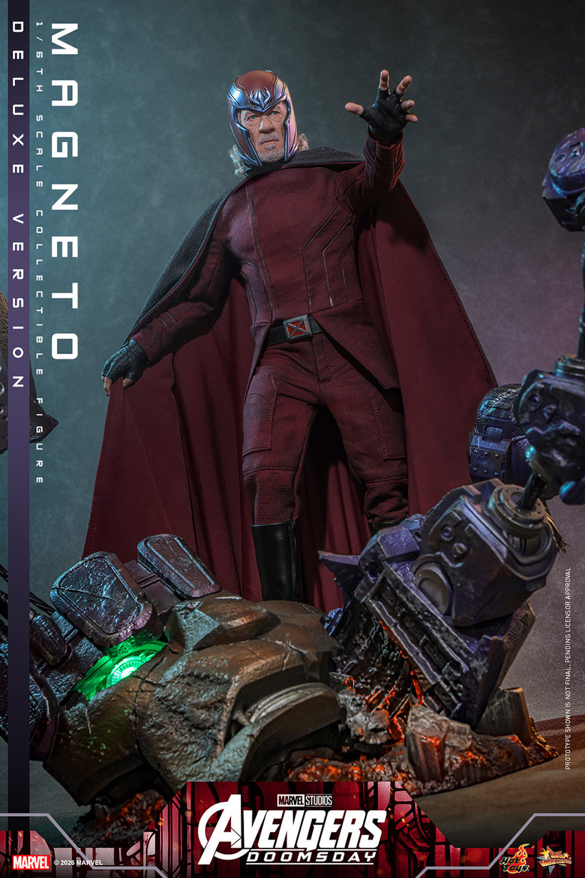 Hot Toys 1/6 Avengers Doomsday Magneto Deluxe Action Figure MMS913 9159282 5