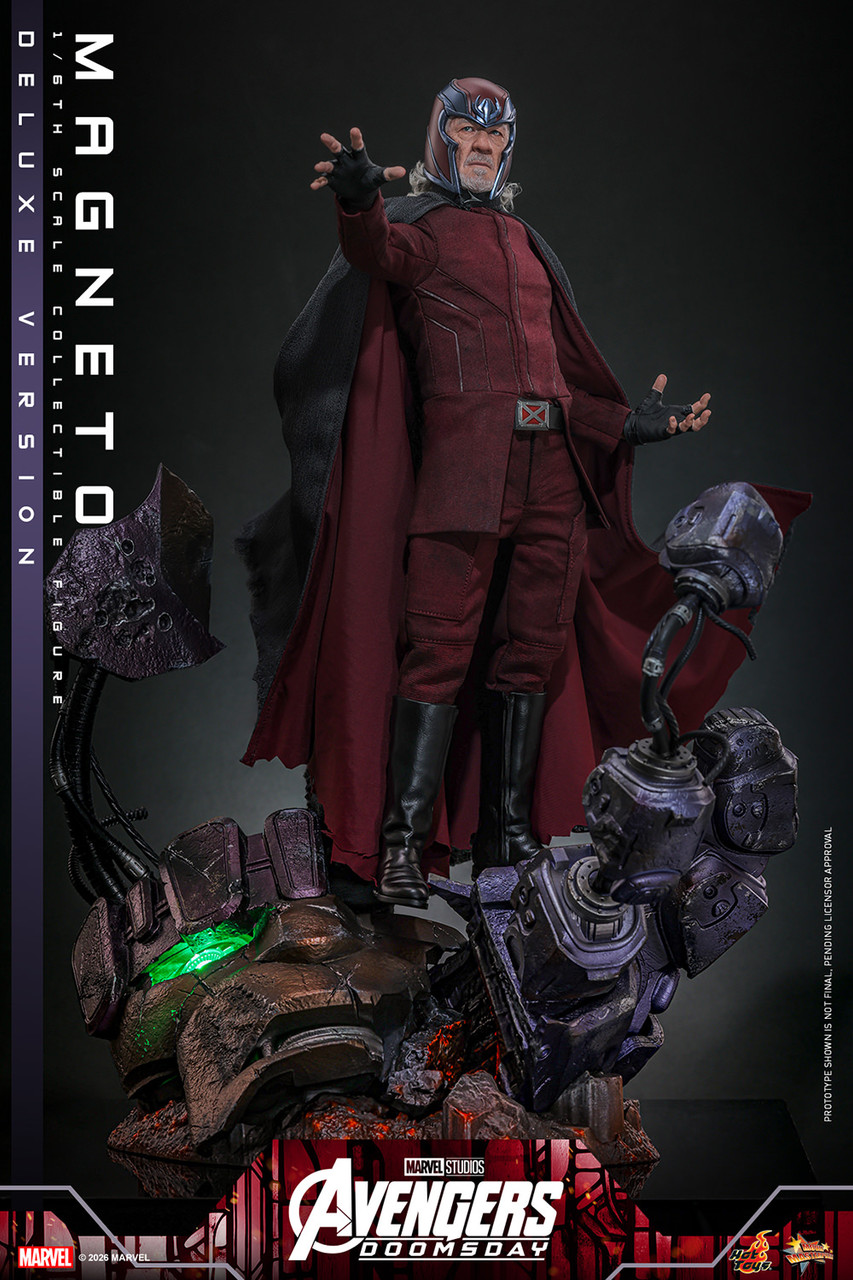 Hot Toys 1/6 Avengers Doomsday Magneto Deluxe Action Figure MMS913 9159282 2