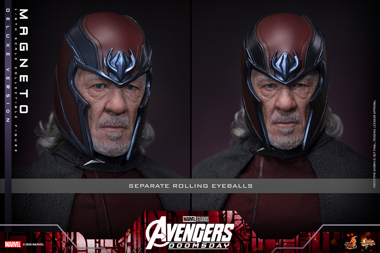 Hot Toys 1/6 Avengers Doomsday Magneto Deluxe Action Figure MMS913 9159282 10