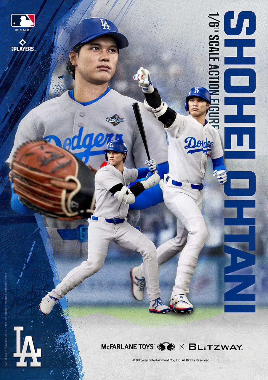 Blitzway 1/6 LA Dodgers Shohei Ohtani Deluxe Action Figure BW-UMS-12702 1