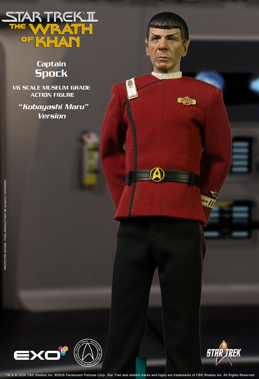 EXO-6  1/6 Captain Spock Kobayashi Maru Version Action Figure EXO-01-030E 911473 5