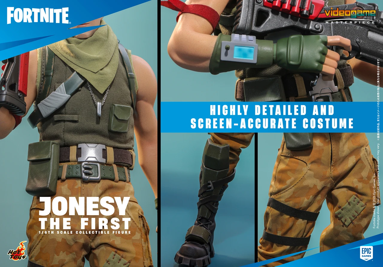 Hot Toys 1/6 Fortnite Jonesy The First Action Figure VGM85 915993 13