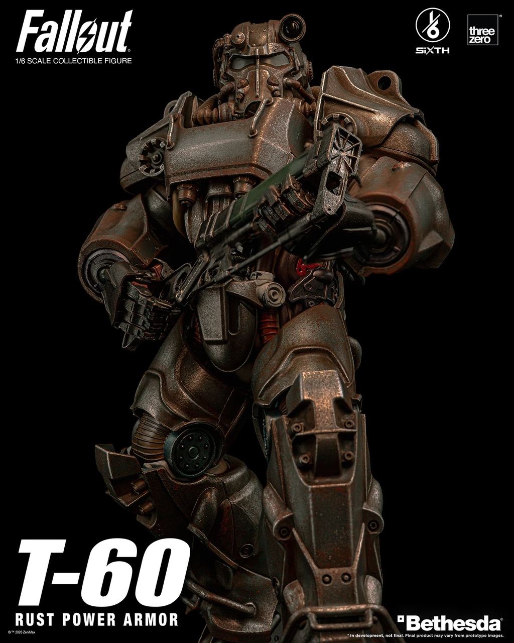 Threezero 1/6 3Z10052W0 T-60 Rust Power Armor Action Figure 916008 5