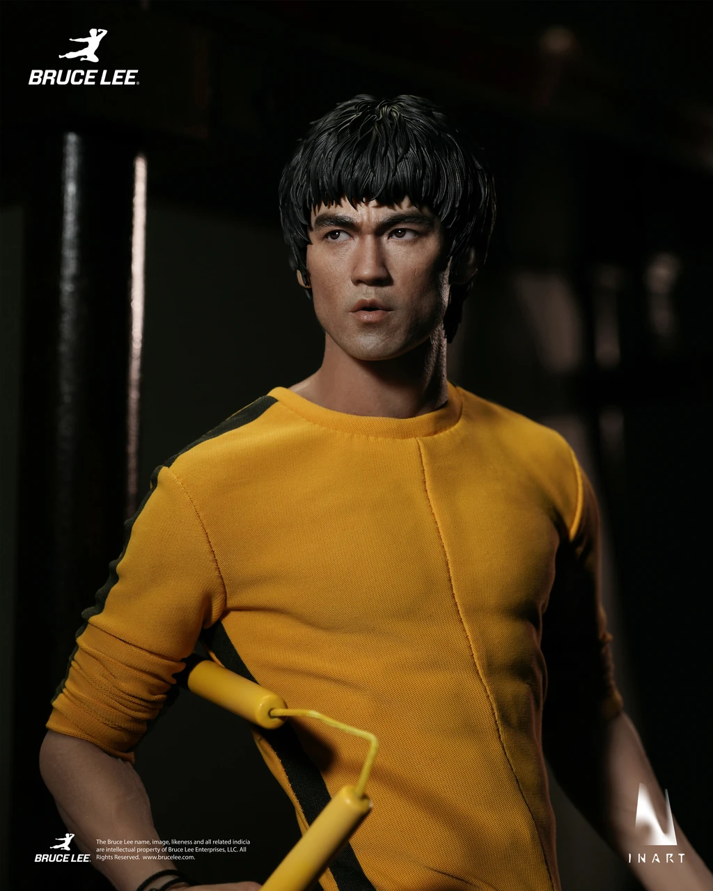 INART 1/6 Bruce Lee Yellow Jumpsuit Collectible Action Figure GY A043 16