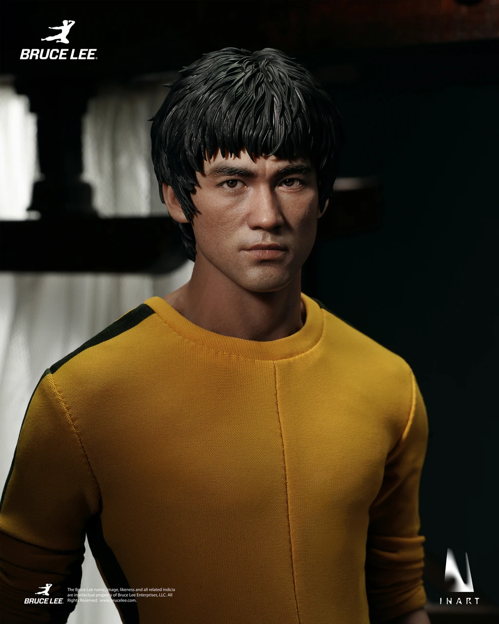 INART 1/6 Bruce Lee Yellow Jumpsuit Collectible Action Figure GY A043 14
