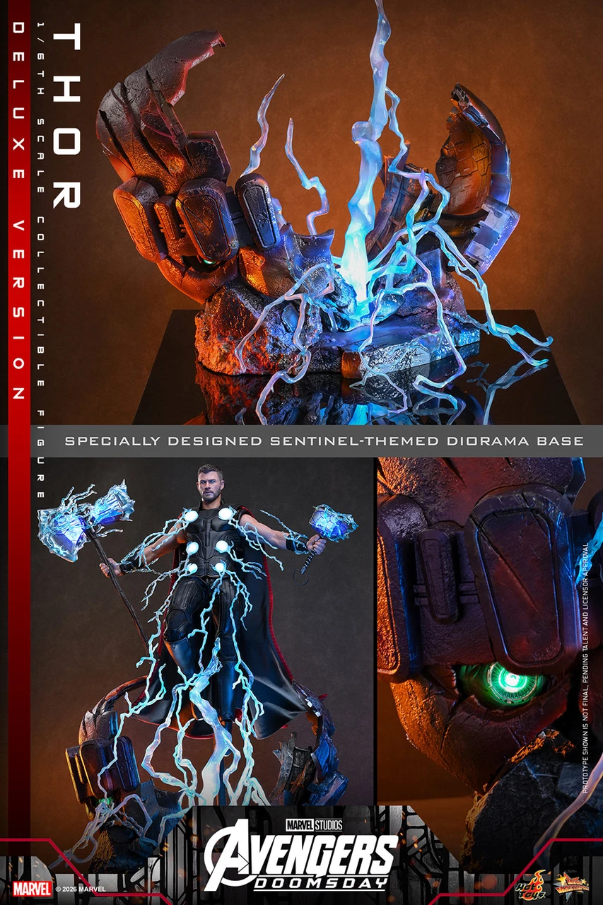 Hot Toys 1/6 Avengers: Doomsday "Thor" Deluxe Action Figure MMS919 9157692 3