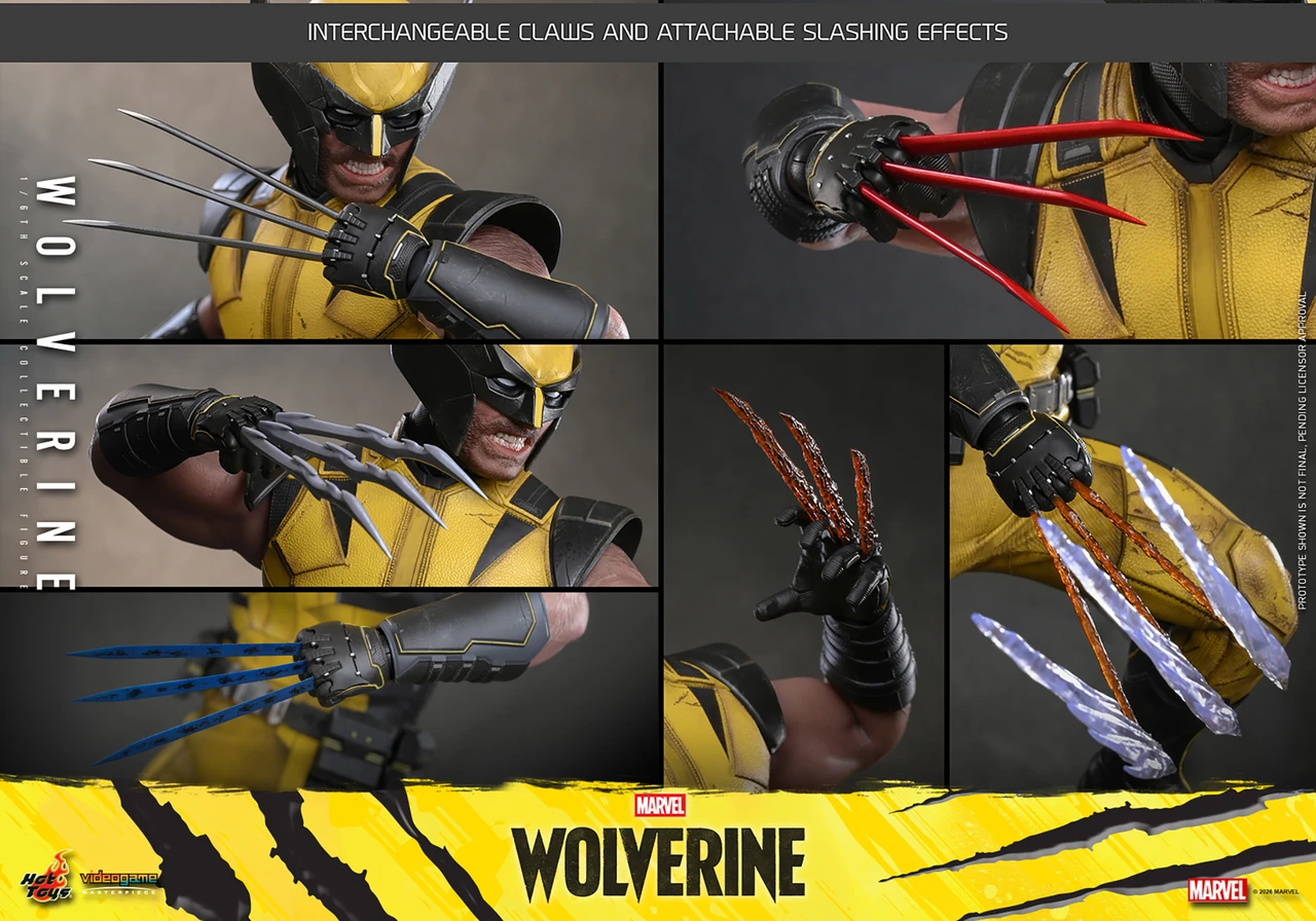 Hot Toys 1/6 Marvel's Wolverine Game Action Figure VGM91 916093 7