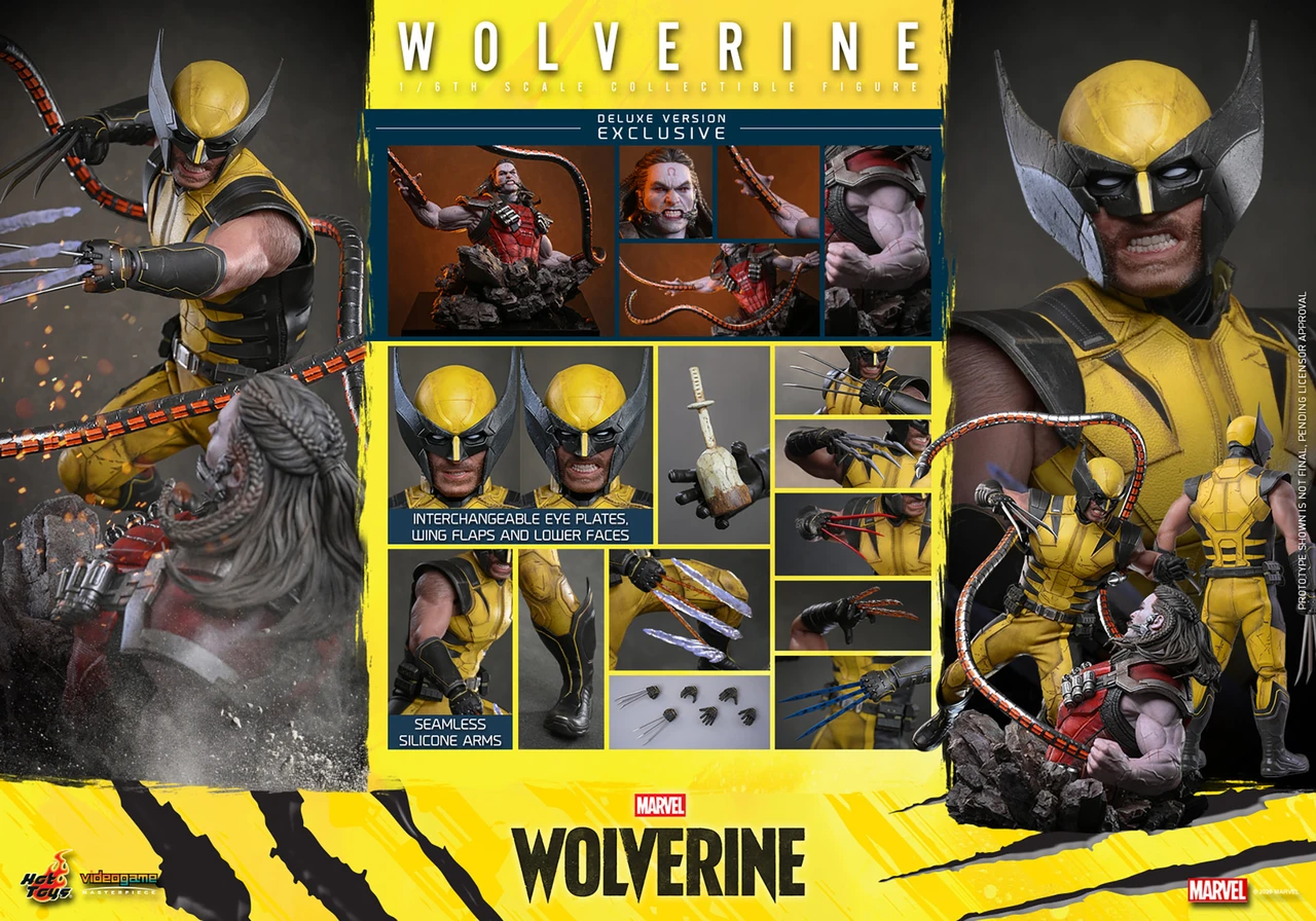 Hot Toys 1/6 Marvel's Wolverine Game Deluxe Action Figure VGM92 9160932 12