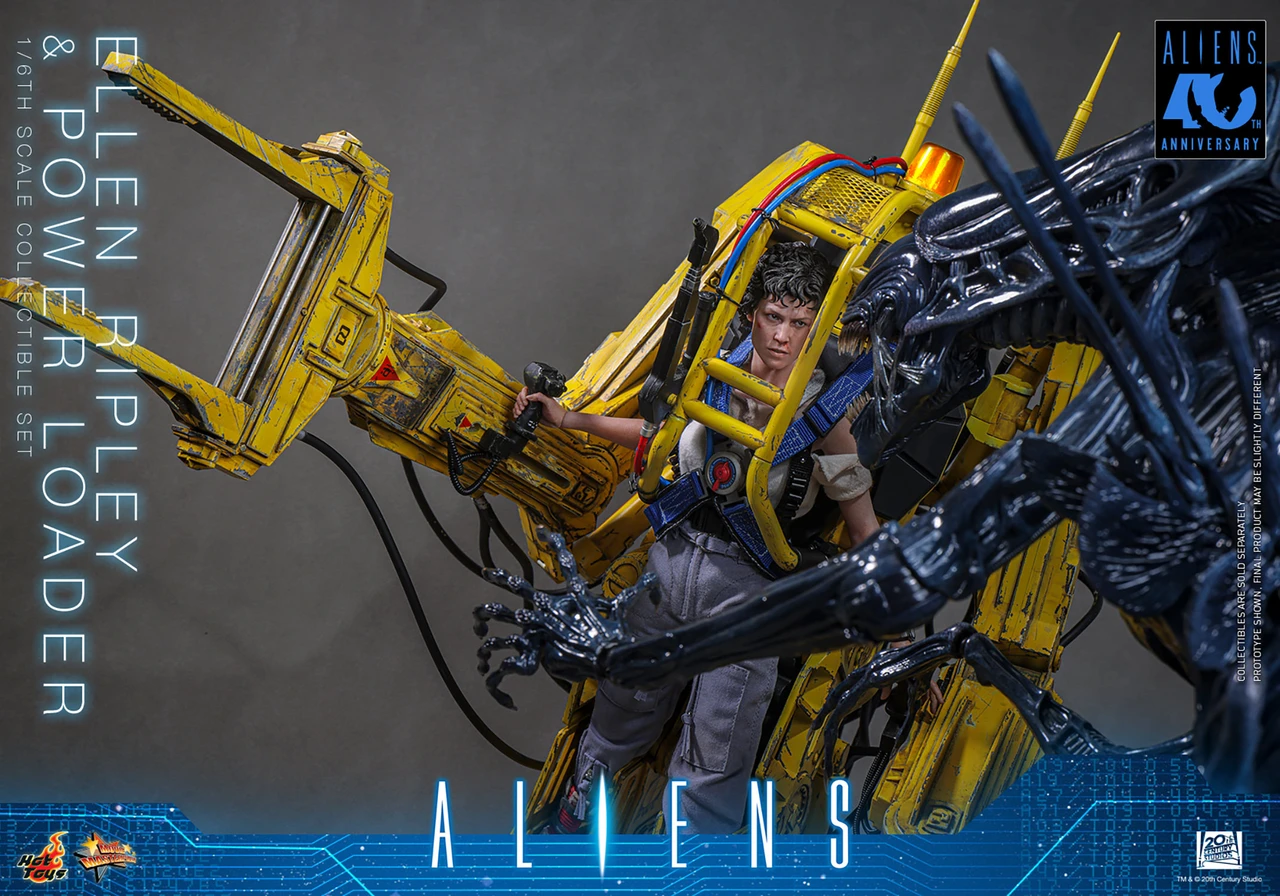 Hot Toys 1/6 Aliens Ellen Ripley Action Figure & Power Work Loader MMS923 9157862 8