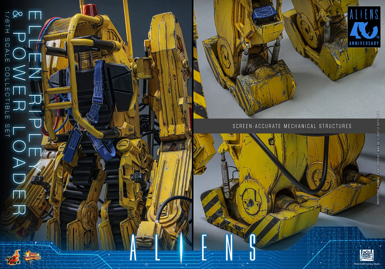 Hot Toys 1/6 Aliens Ellen Ripley Action Figure & Power Work Loader MMS923 9157862 9