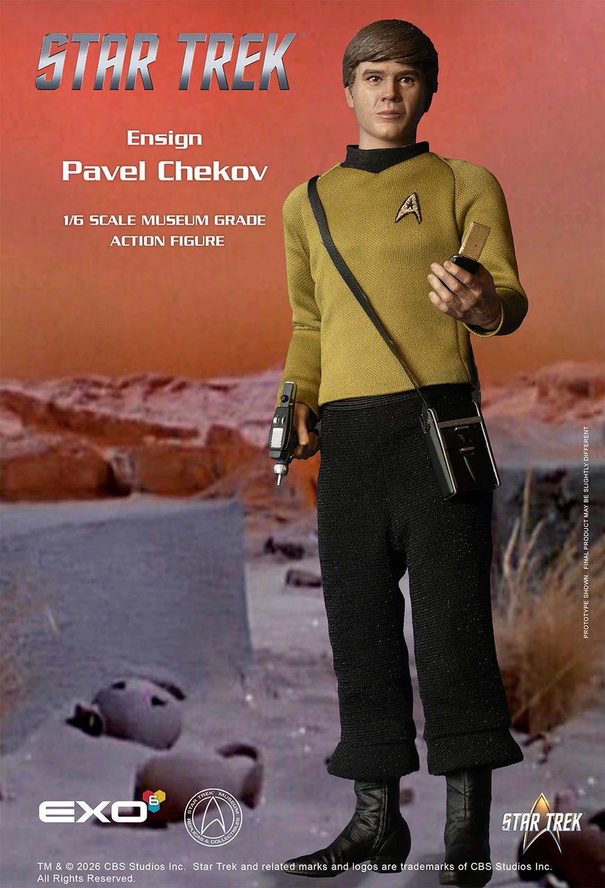 EXO-6  1/6 Original Series Ensign Pavel Chekov Action Figure EXO-01-090 916126 5