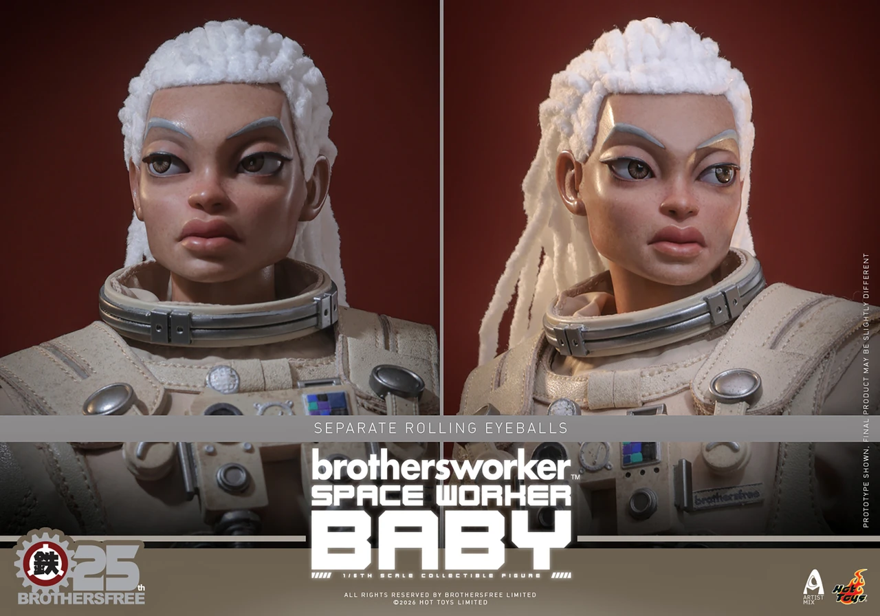 Hot Toys 1/6 Space Worker Baby Brothersfree 25th Version Action Figure AMC040 915339 10