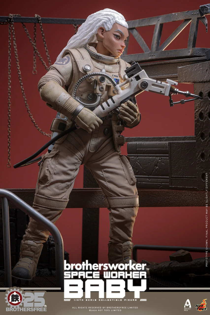 Hot Toys 1/6 Space Worker Baby Brothersfree 25th Version Action Figure AMC040 915339 4