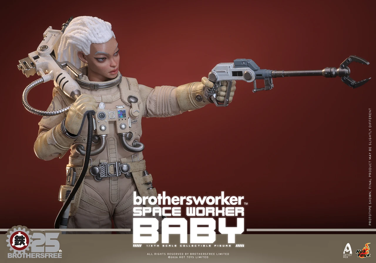 Hot Toys 1/6 Space Worker Baby Brothersfree 25th Version Action Figure AMC040 915339 2