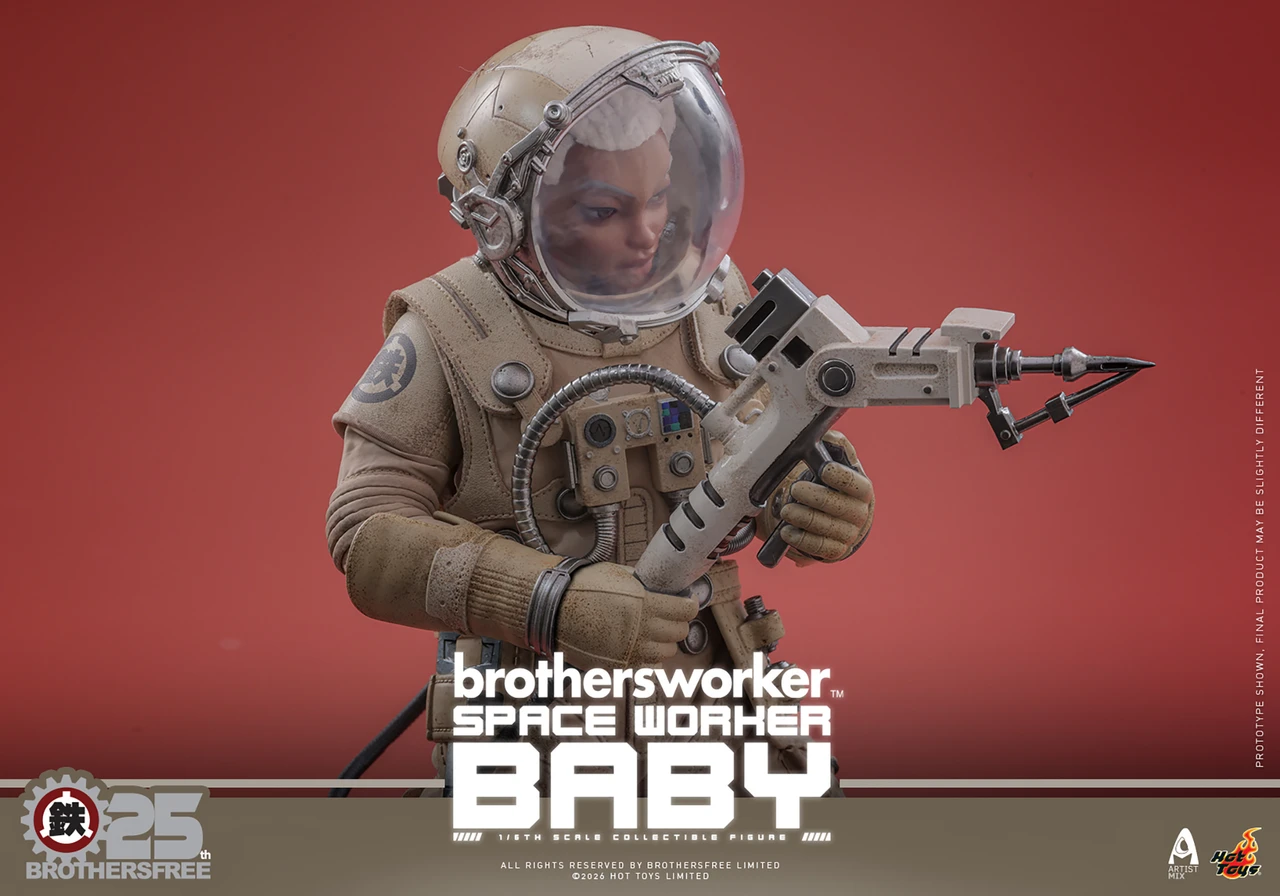 Hot Toys 1/6 Space Worker Baby Brothersfree 25th Version Action Figure AMC040 915339 1