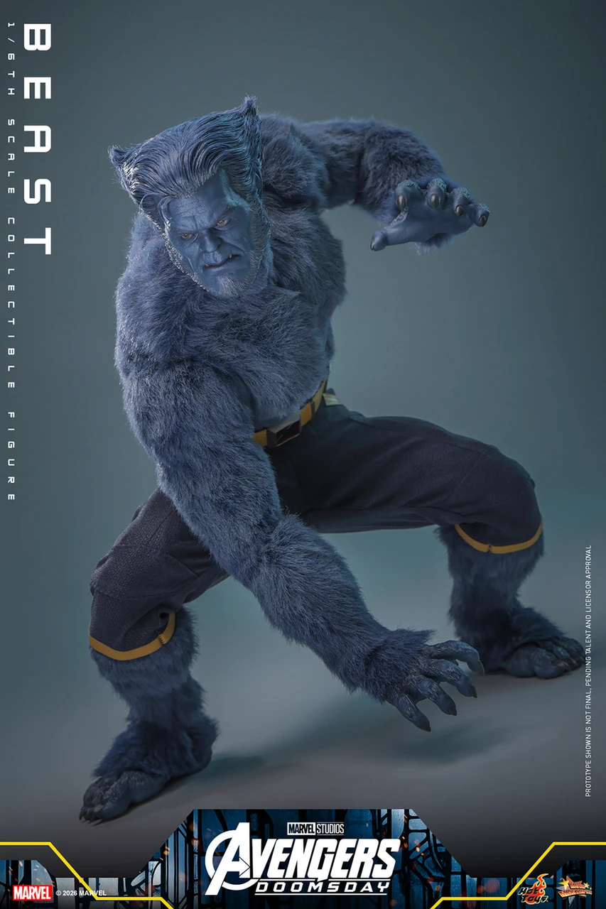 Hot Toys 1/6 Avengers: Doomsday "Beast" Action Figure MMS920 915773 2