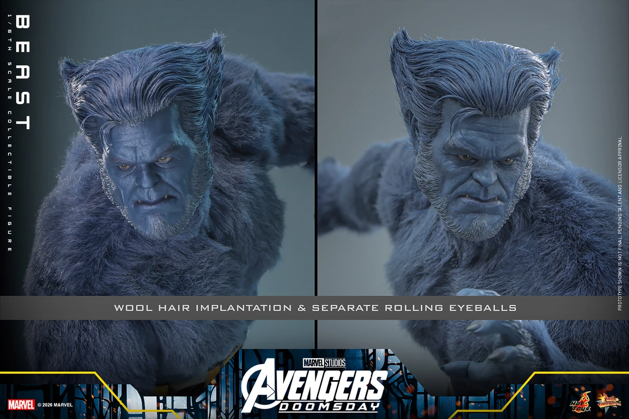 Hot Toys 1/6 Avengers: Doomsday "Beast" Action Figure MMS920 915773 8