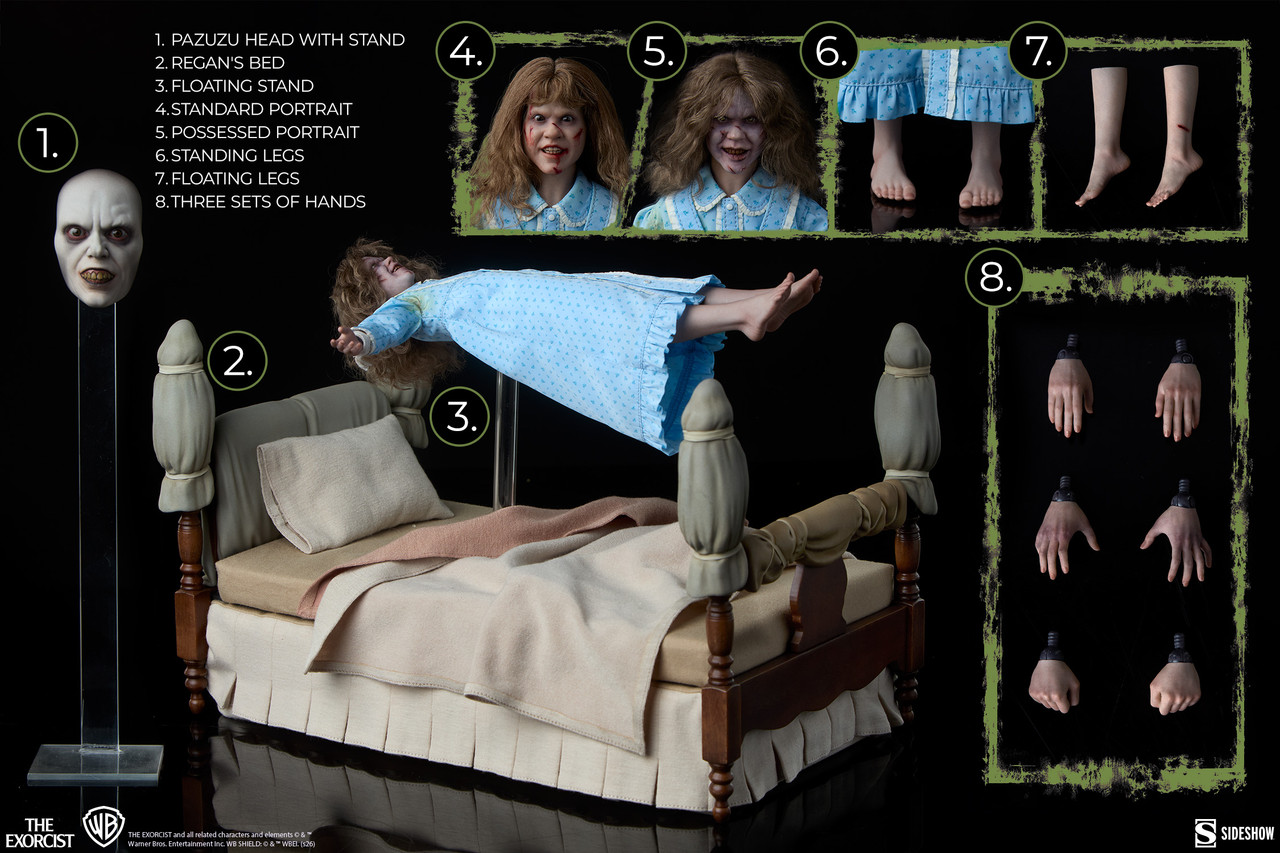 Sideshow 1/6 The Exorcist Regan MacNeil Deluxe Figure 1005142 7