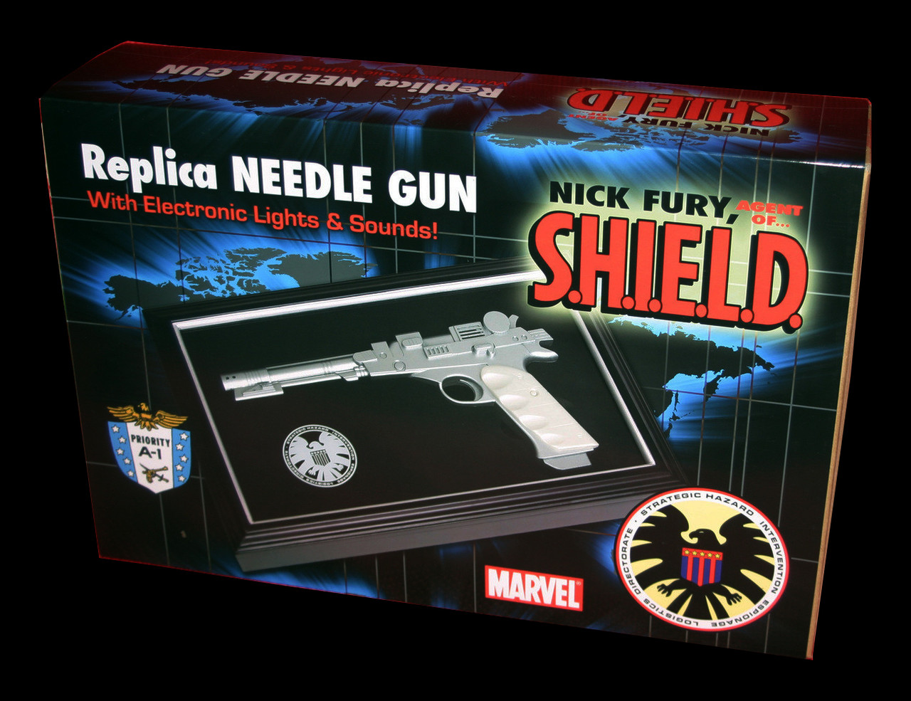 Museum Replicas Nick Fury Electronic Needle Gun Item 900971