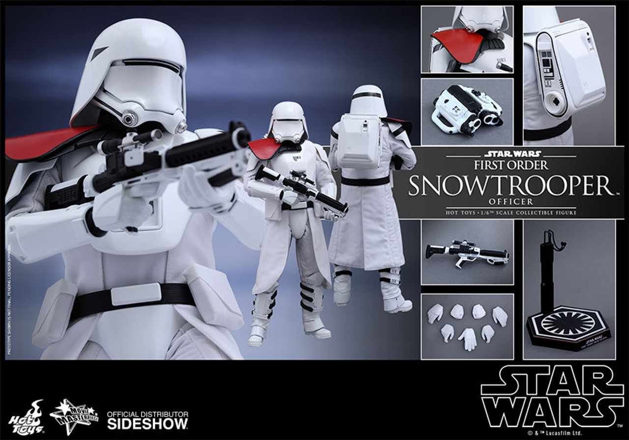 Hot Toys 1/6 MMS322 First Order Snowtrooper Officer Action Figure 7