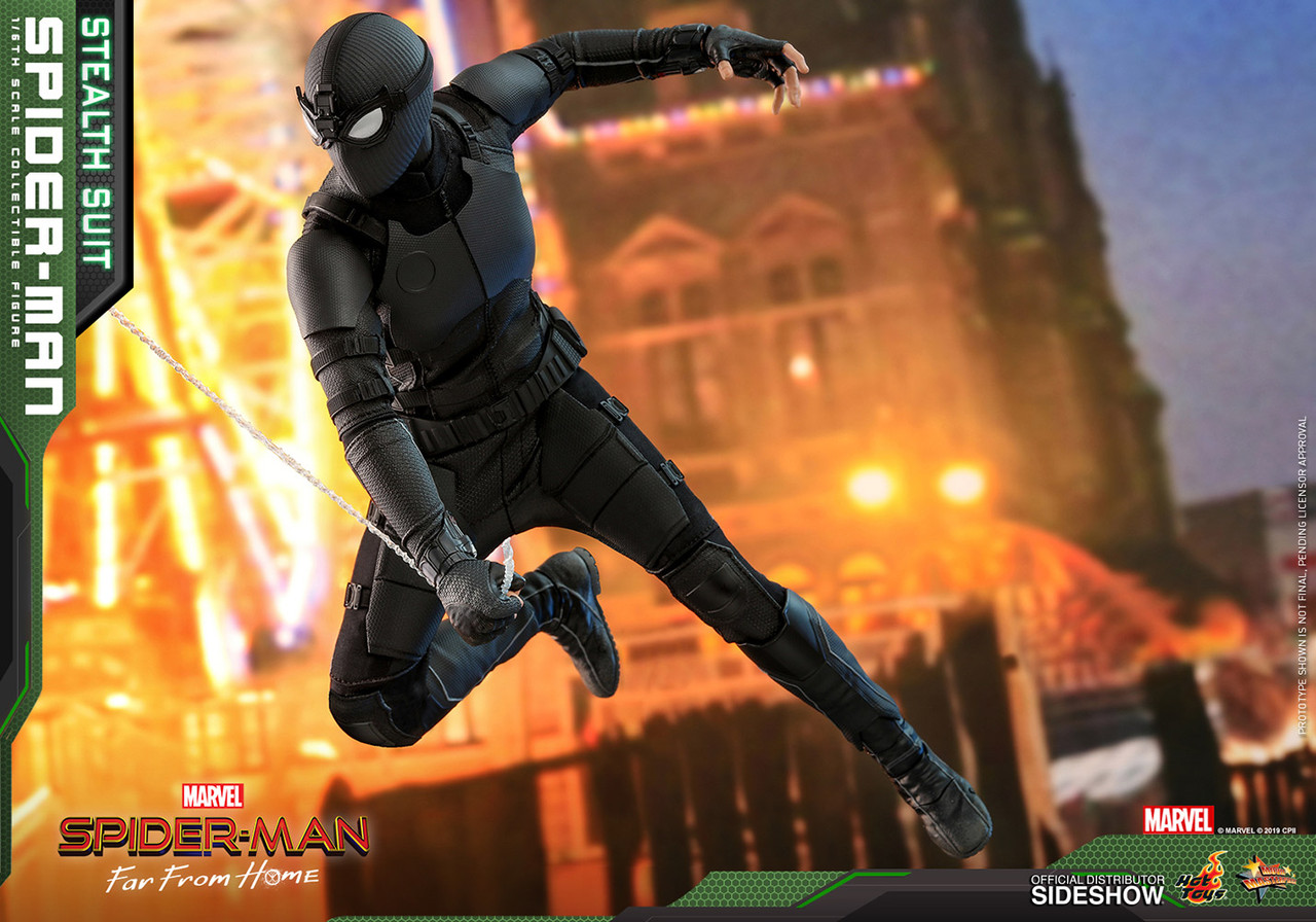 Hot Toys 1/6 Spider Man Stealth Suit Figure