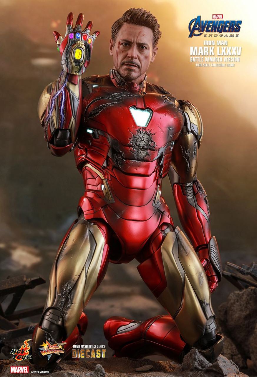 Hot Toys 1/6 Iron Man Mark LXXXV Battle Damage MMS543D33 2