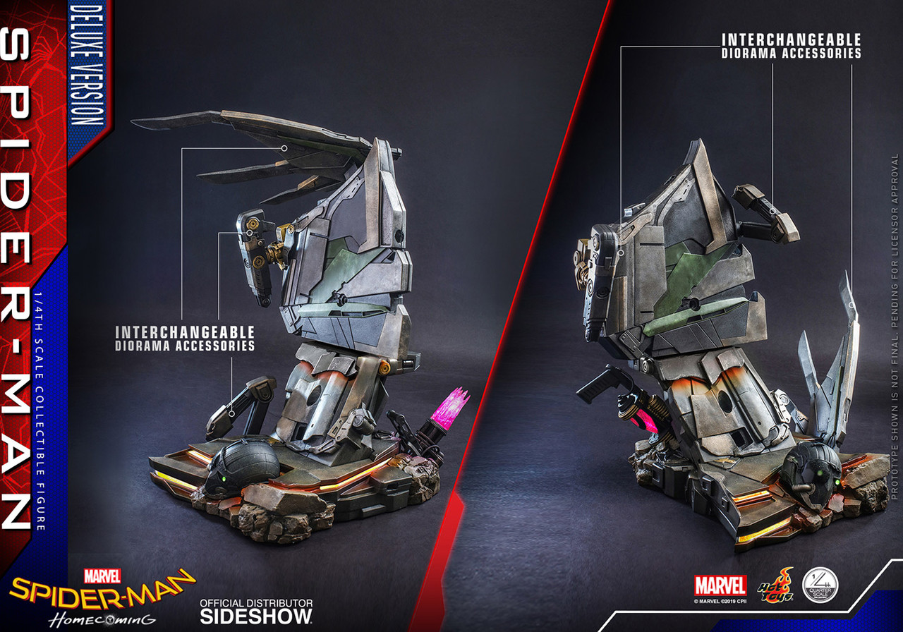 ホットトイズ クオーター・スケール 1/4 QS015 スパイダーマン DX版 Hot Toys 1/4 QS015 Spider Man Homecoming Deluxe Figure