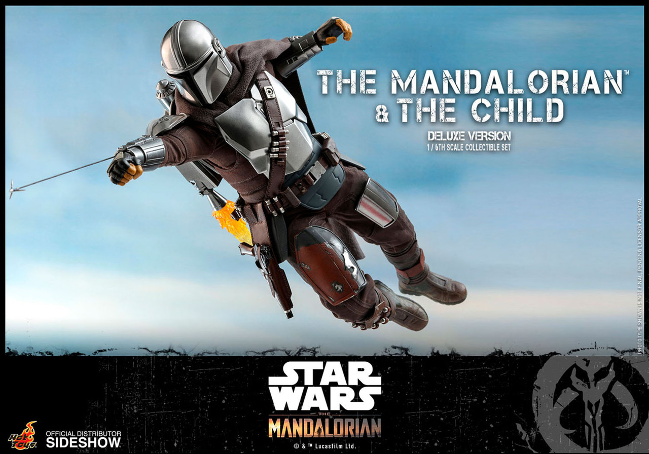 Hot Toys 1/6 Mandalorian & Child Deluxe Set